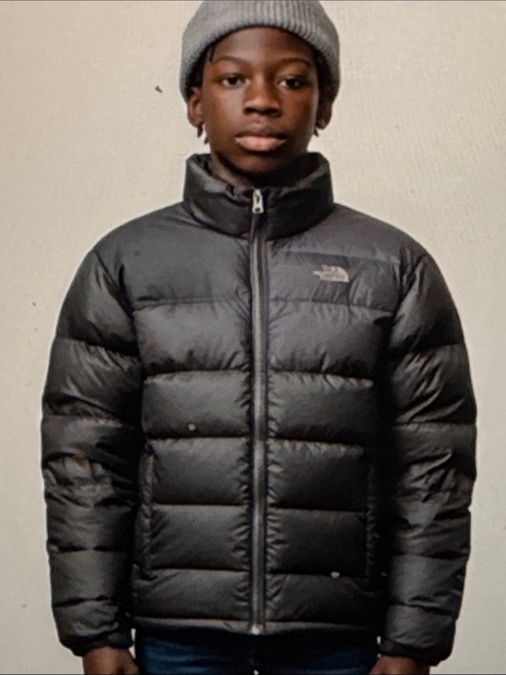 The north face 5T unisex 550 down jacket coat reversible